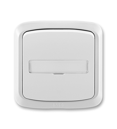ABB Ovládač zapínací kompl., s prosvětl. popis. polem, řaz. 1/0, 1/0So, IP44 3558A-80920 S