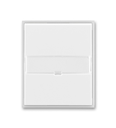 ABB Kryt spínače jednoduchý, s popisovým polem, s čirým průzorem 3558E-A00610 01