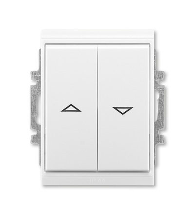 ABB Ovládač žaluziový jednopólový (1/0+1/0 s blokováním), IP44 3558E-A88943 03