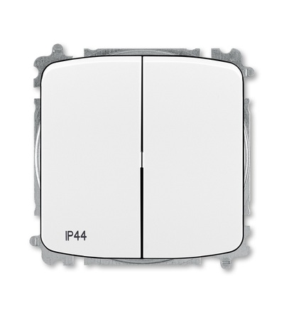 ABB Přepínač sériový, s krytem, řazení 5, IP44, bezšroubové svorky 3559A-A05940 B