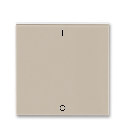 ABB Kryt jednoduchý s potiskem I/0 (pro spínače řaz. 3) 3559H-A00933 18