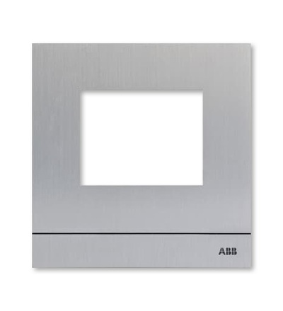 ABB Kryt AUDIO tabla, velikost 1/1 (135 mm), eloxovaný hliník 2TMA220160A0003
