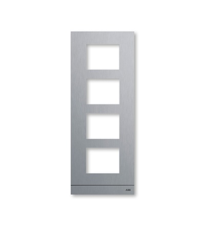 ABB Kryt AUDIO tabla, velikost 1/4 (135 mm), ušlechtilá ocel 2TMA130160X0064