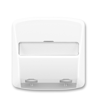ABB Kryt zásuvky telefonní, dvojnásobné (pro přístroj 5013U) 5013A-A00215 B