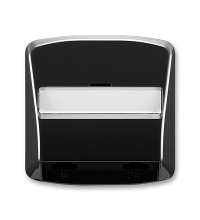 ABB Kryt zásuvky telefonní, dvojnásobné (pro přístroj 5013U) 5013A-A00215 N