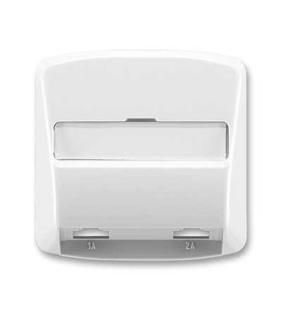 ABB Kryt zásuvky telefonní, dvojnásobné (pro přístroj 5013U) 5013A-A00215 S