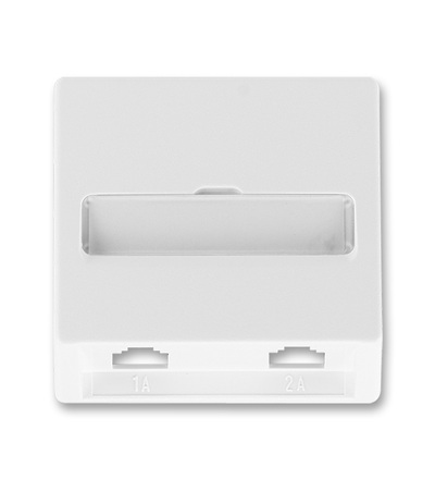 ABB Kryt zásuvky telefonní, dvojnásobné (pro přístroj 5013U) 5013C-A00215 B1