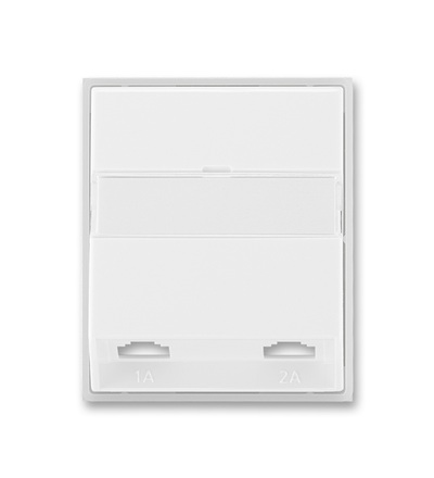ABB Kryt zásuvky telefonní, dvojnásobné (pro přístroj 5013U) 5013E-A00215 01