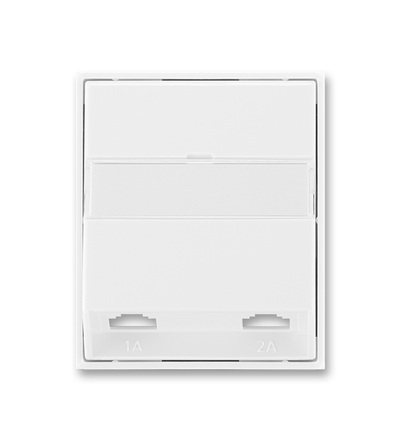 ABB Kryt zásuvky telefonní, dvojnásobné (pro přístroj 5013U) 5013E-A00215 03