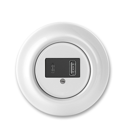 ABB Přístroj nabíjecí USB-A + USB-C 5014K-C00399