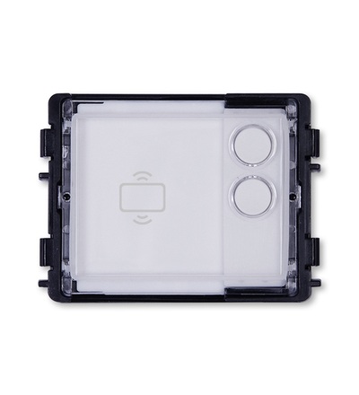 ABB Modul tlačítkový, 2násobný, se snímačem IC karet (135 mm) 2TMA130160N0007