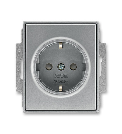 ABB Zásuvka jednonásobná s bočními kontakty), s clonkami 5518E-A03459 36