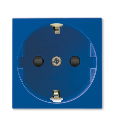 ABB Zásuvka 45x45 s bočními kontakty, s clonkami 5525N-C03357 M
