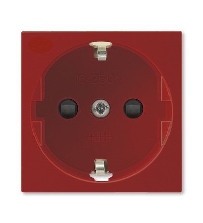 ABB Zásuvka 45x45 s bočními kontakty, s clonkami 5525N-C03357 R1