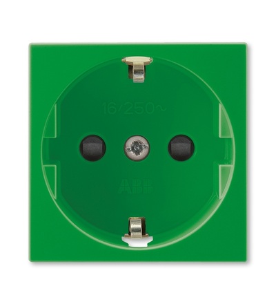 ABB Zásuvka 45x45 s bočními kontakty, s clonkami 5525N-C03357 Z