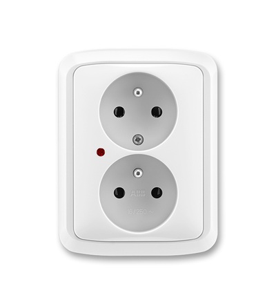 ABB Zásuvka dvojnásobná, s ochranou před přepětím 5592A-A2349B
