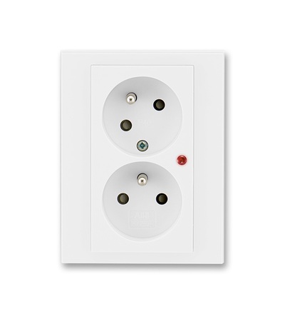 ABB Zásuvka dvojnásobná, s ochranou před přepětím 5593H-C02357 03