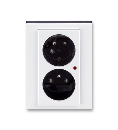 ABB Zásuvka dvojnásobná, s ochranou před přepětím 5593H-C02357 62