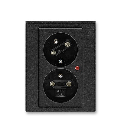 ABB Zásuvka dvojnásobná, s ochranou před přepětím 5593H-C02357 63
