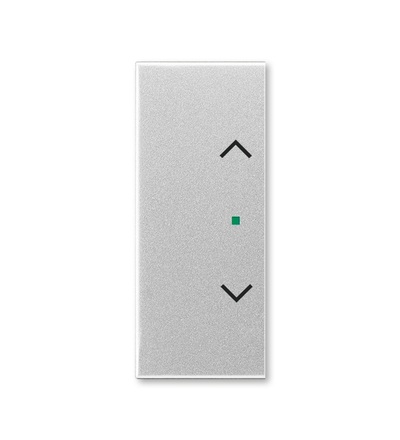 ABB Kryt 2násobný levý/pravý, symbol „žaluzie