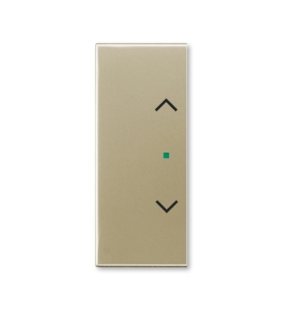 ABB Kryt 2násobný levý/pravý, symbol „žaluzie