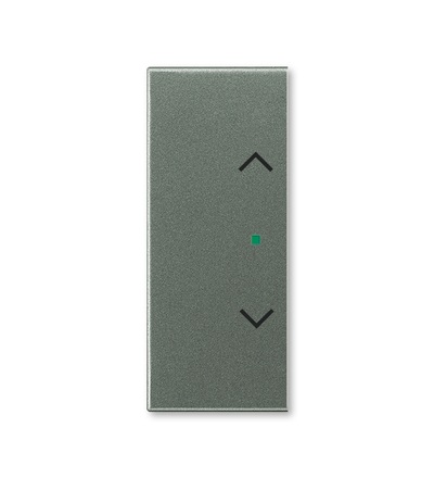 ABB Kryt 2násobný levý/pravý, symbol „žaluzie