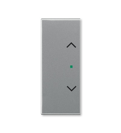 ABB Kryt 2násobný levý/pravý, symbol „žaluzie