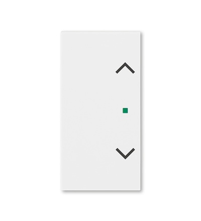 ABB Kryt 2násobný levý/pravý, symbol „žaluzie“ 6220H-A02002 03