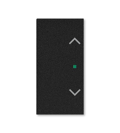 ABB Kryt 2násobný levý/pravý, symbol „žaluzie“ 6220H-A02002 63