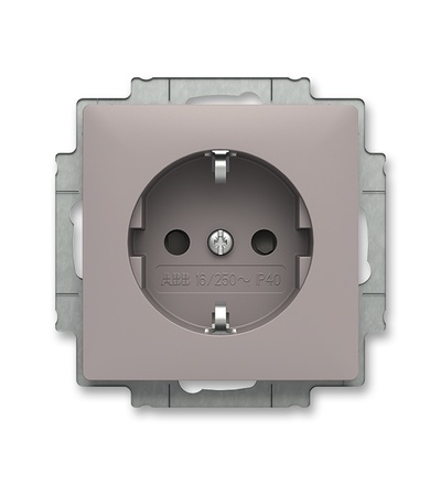 ABB Zásuvka jednonásobná s bočními kontakty, s clonkami 6620T-A07657 244