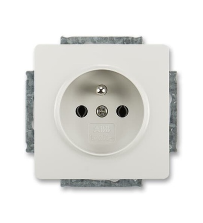 ABB Zásuvka jednonásobná s ochranným kolíkem 5518G-A02349 S1W