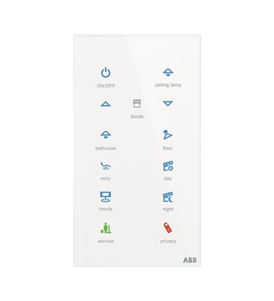 ABB Tacteo prvek ovládací dotykový 12násobný, 86x157 2CKA006300A1543
