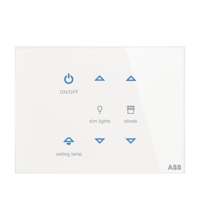ABB Tacteo prvek ovládací dotykový 6násobný, 115x86 2CKA006300A1594
