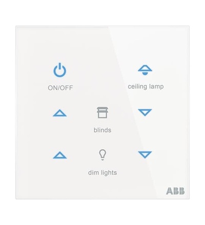 ABB Tacteo prvek ovládací dotykový 6násobný, 86x86 2CKA006300A1602