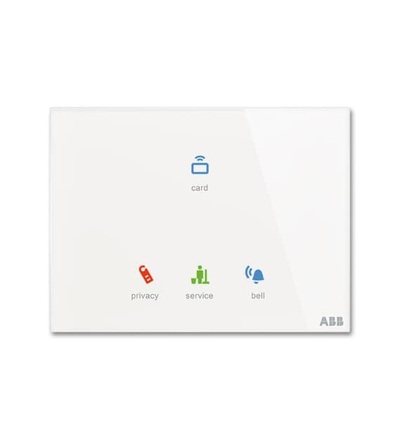 ABB Tacteo ovladač hotelový vnější bez čtečky karet, 86x115 2CKA006300A1585