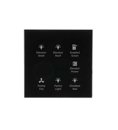ABB Tacteo prvek ovládací dotykový 6násobný, 86x86 2CKA006300A1542