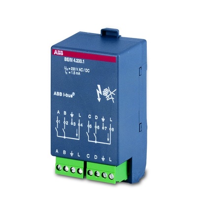 ABB Modul binárního vstupu, 4násobný, 115/230 V AC/DV 2CDG110005R0011