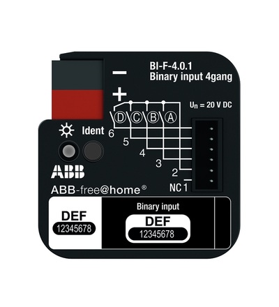 ABB Modul binárních vstupů 4násobný, zapuštěný 2CDG510003R0011