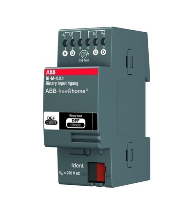 ABB Modul binárních vstupů 4násobný, řadový 2CDG510004R0011