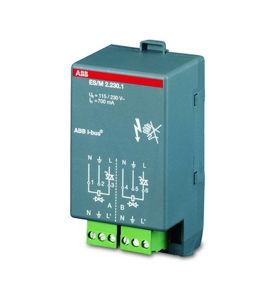 ABB Modul elektroni. spí. akčního členu, 2násobný, 115/230 V AC 2CDG110013R0011