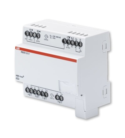 ABB Řadový akční člen fan-coilu, 2x0-10V, 1x0-10V 2CDG110214R0011