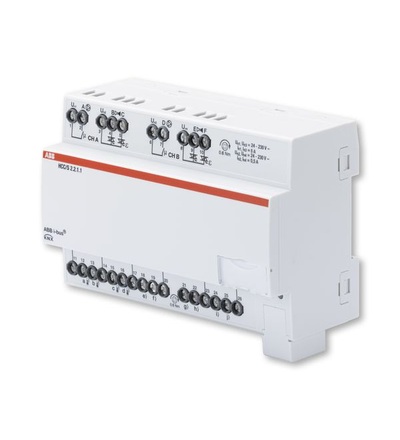 ABB Řadový regulátor otopné/chladicí soustavy, 2násobný, 3st. 2CDG110220R0011