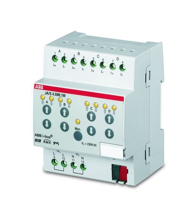 ABB Řadový žaluziový akční člen s ručním ovládáním, 4násobný, SMI 2CDG110028R0011