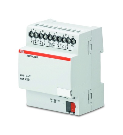 ABB Řadový žaluziový akční člen 4násobný, 230 V AC 2CDG110130R0011