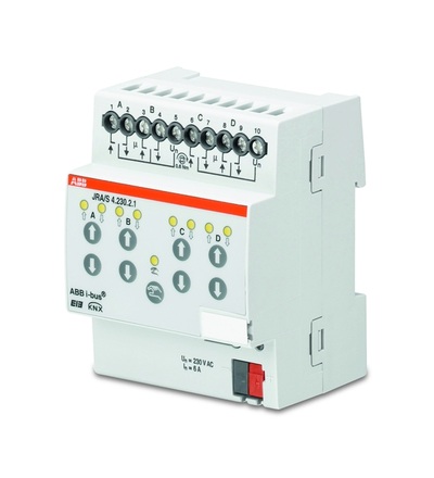 ABB Řadový žaluziový akční člen 4násobný, 230 V AC, manuální ovládání 2CDG110121R0011