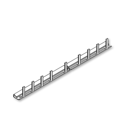ABB Fázová přípojnice 1pólová, 60 kontaktů, 6 mm2 2CDG924004R0011