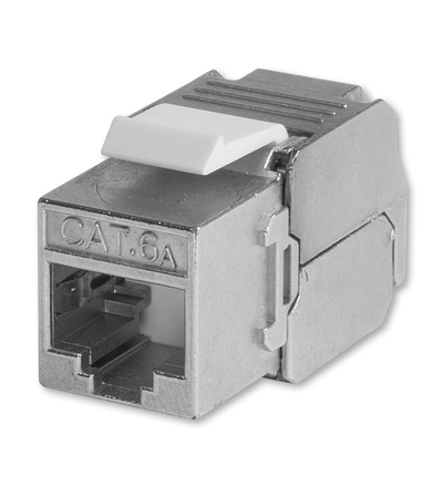 ABB Přístroj zásuvky datové stíněné Modular Jack RJ 45-8 Cat. 6AS RJ45C6AS