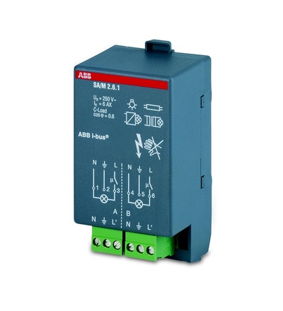 ABB Modul spínacího akčního členu 2násobný, 16A 2CDG110100R0011