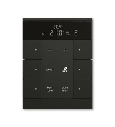 ABB Tenton prvek ovládací 6násobný s ovládáním HVAC 2CKA006330A0043