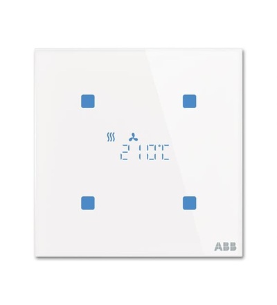 ABB Tacteo termostat prostorový dotykový, 86x86 2CKA006300A1547